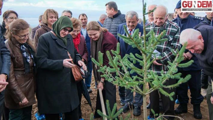 Çömlekköy'de Şehitlere Vefa: 500 Fidan Dikildi