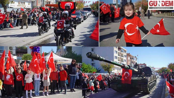 Cumhuriyet Bayramı kutlamalarında görkemli tören