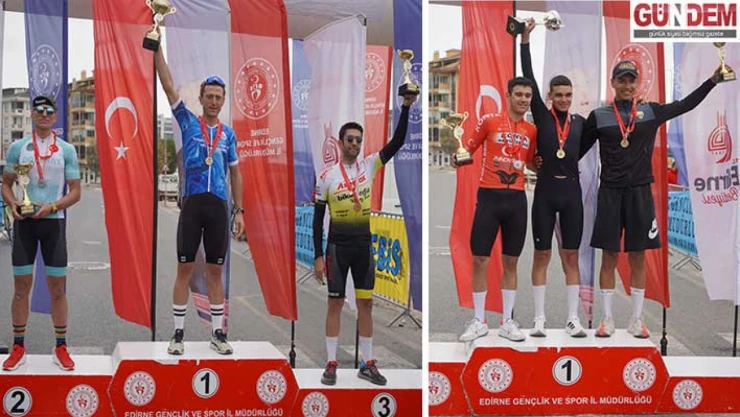 Cumhuriyet Kupası'nda Bisikletçiler Kıyasıya Yarıştı