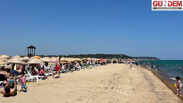 Deniz turizmi sevenler bayramı Saros sahillerinde geçiriyor