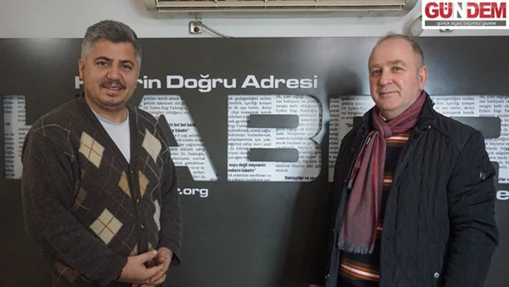 Devlet sanatçısı Atik'ten Baz Basın Medya A.Ş'ye ziyaret