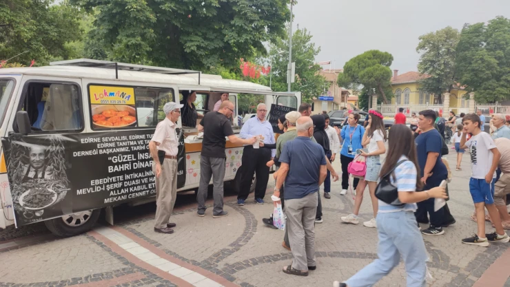 Dinar için hayır lokması dağıtıldı