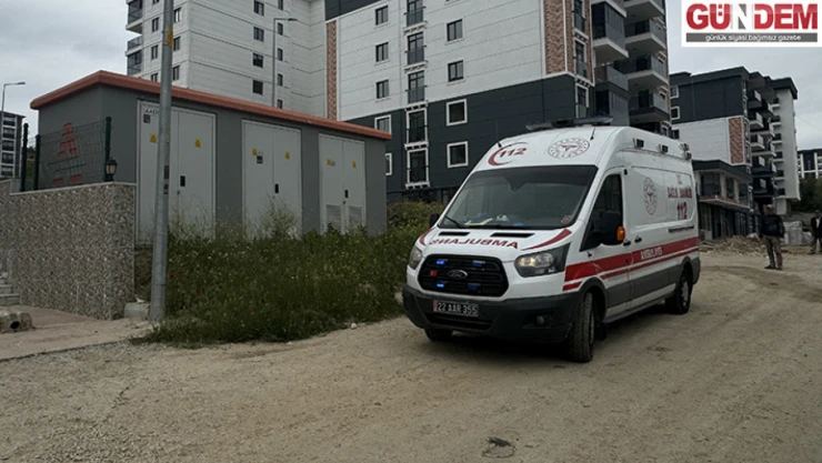 Edirne'de asansör boşluğuna düşen emlakçı hayatını kaybetti.