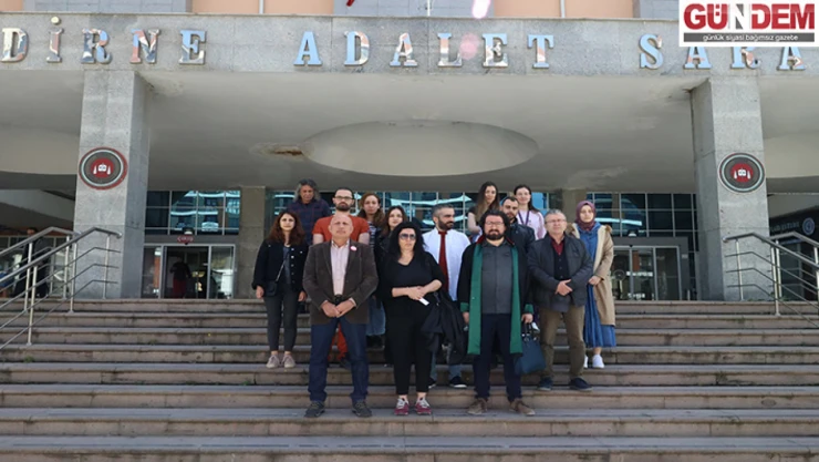 Edirne'de darbettiği doktora tehditten yargılanan sanığa tahliye
