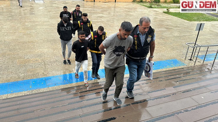 Edirne'de fidye için Hindistan vatandaşını alıkoyan zanlılar adliyeye sevk edildi