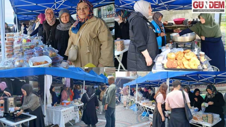 Edirne'de Filistin ve yerel yardımlar için kermes düzenlendi