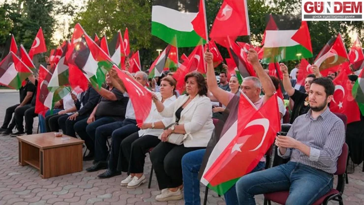 Edirne'de Gazze'ye merhamet ve destek mesajı verildi