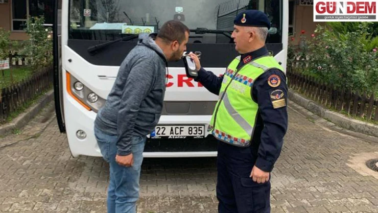 Edirne'de jandarma ekipleri denetim yaptı