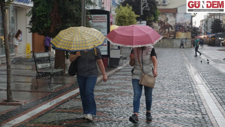 Edirne'de Sağanak Etkili Oldu