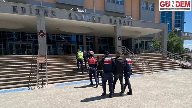 Edirne'de silahlı örgüt üyesi 12  şahıs yakalandı