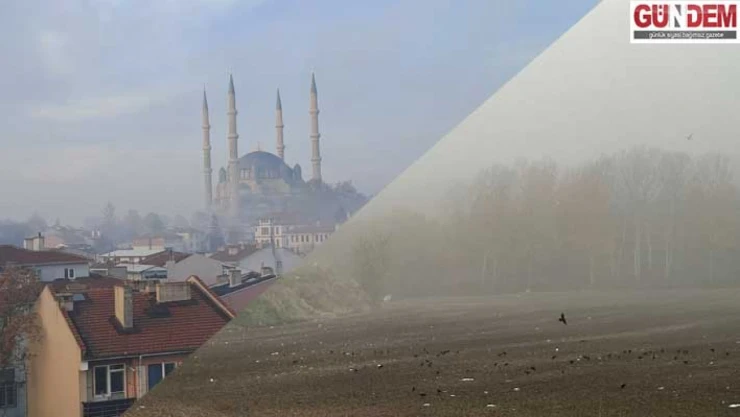 Edirne'de sis etkili oldu