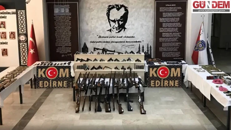 Edirne Emniyet Müdürlüğü KOM Şube ekipleri büyük başarıya imza attı