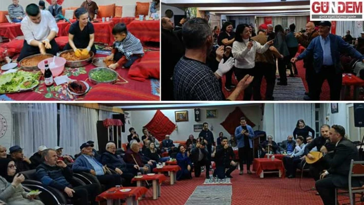 Edirne Huzurevinde Sıra Gecesi Etkinliği Yapıldı
