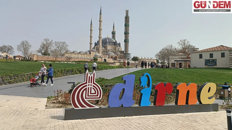 Edirne'nin sembolü yerini geri aldı