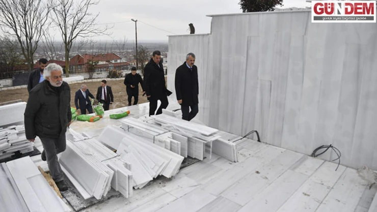 Edirne Valisi Sezer, Kıyık Tabya'daki restorasyon çalışmalarını inceledi