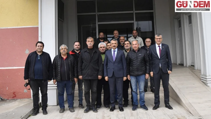 Edirne Valisi Yunus Sezer, sanayi esnafını ziyaret etti