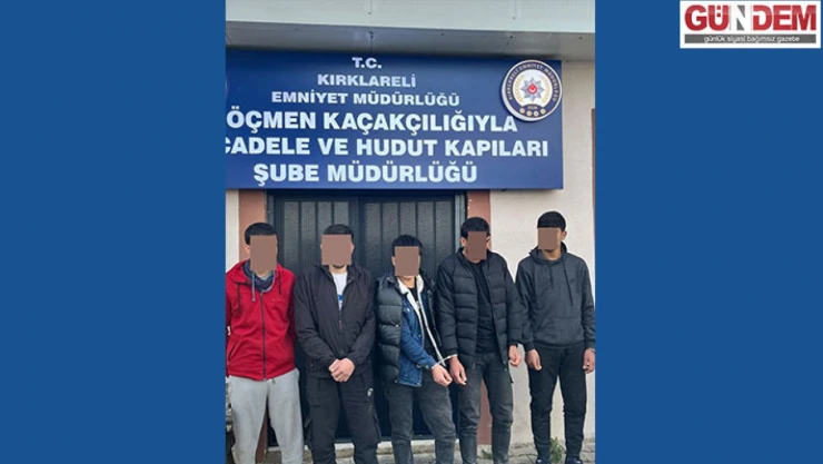 Edirne ve Kırklareli'nde 21 düzensiz göçmen yakalandı