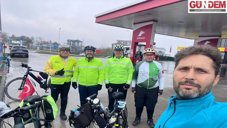 Edirne YEŞİLBİS bisiklet turuna devam ediyor