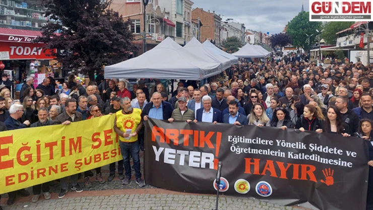 Eğitimcilerden iş bırakma eylemi