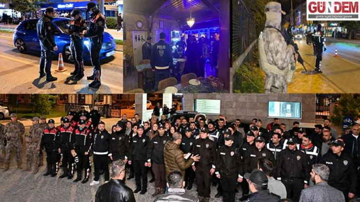Emniyet ekiplerinden kapsamlı 'Huzurlu Sokaklar' uygulaması