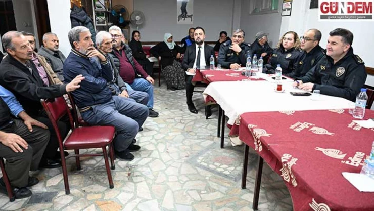 Emniyet Müdürü Ayhan vatandaşların istek ve önerilerini dinledi