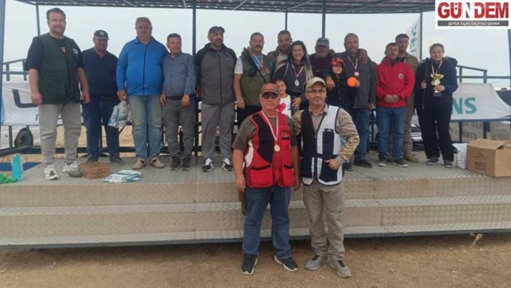 Enez'de trap atış yarışması düzenlendi