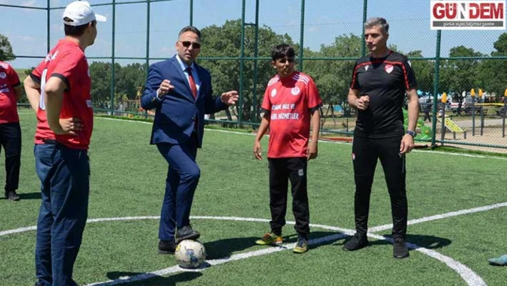 Engelliler ile Edirnespor dostluk maçı yaptı