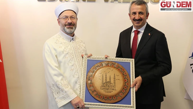 Erbaş, Vali Sezer'i ziyaret etti