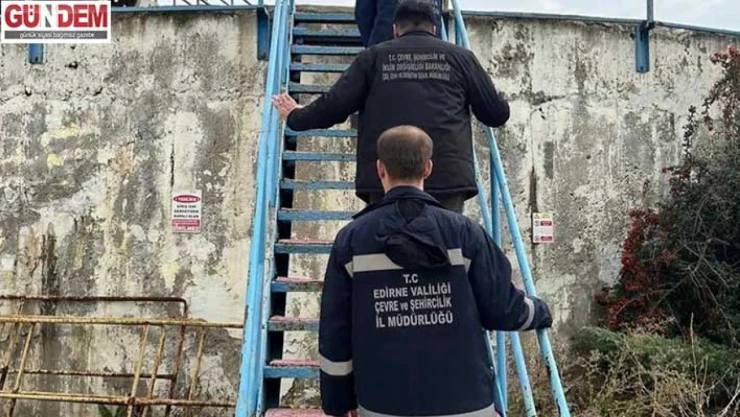 Ergene Havzası'nda Atıksu numuneleri alındı
