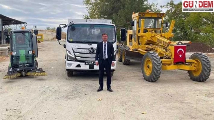 Ertaş: 'Greyderimiz beldemize hayırlı olsun'