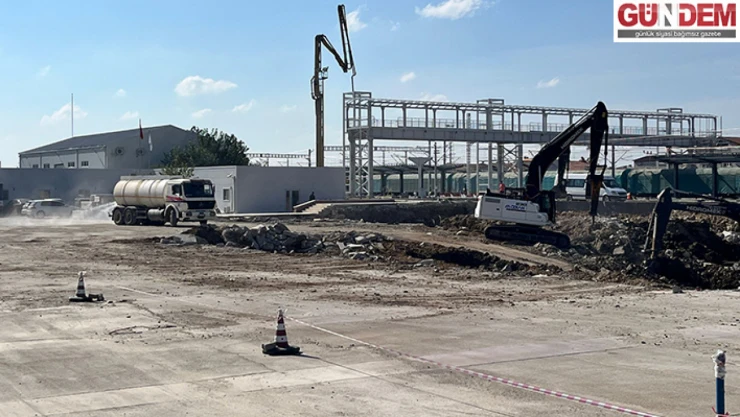 Eski Tren garı yıkıldı yerine modern gar geliyor