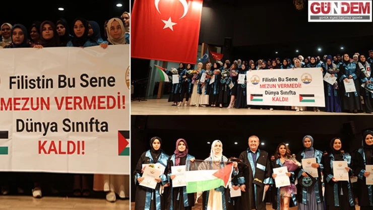 'Filistin bu sene mezun vermedi, dünya sınıfta kaldı'