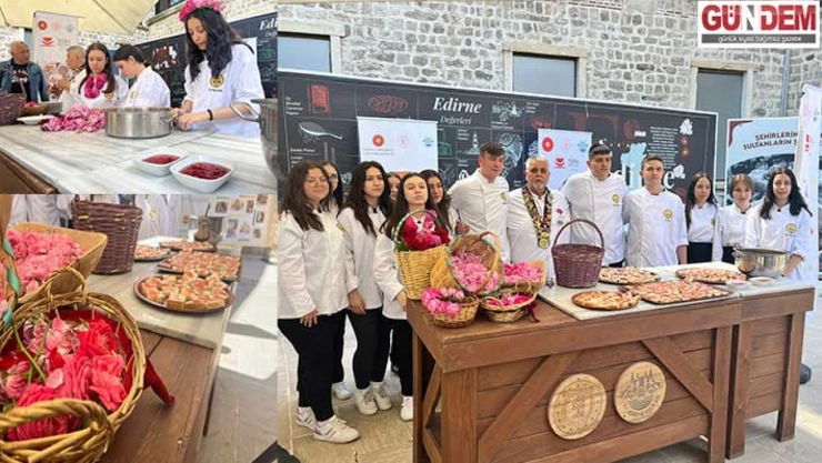 Geleneksel lezzet gül reçeli etkinliği düzenlendi