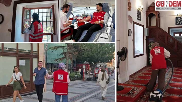 Genç Kızılay'dan manevi hizmet