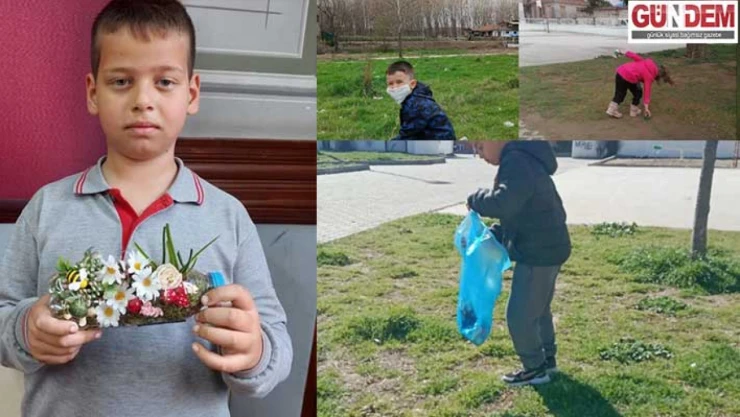 Geri dönüşüme dikkat çekmek için yaratıcı etkinlikler düzenlendi