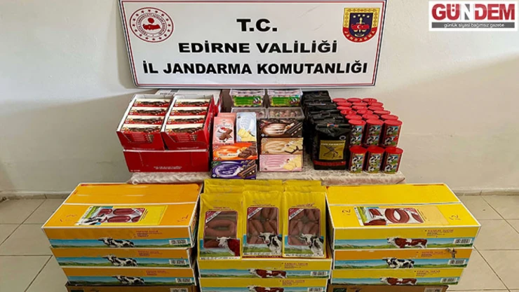 Gümrük kaçağı gıda malzemesi ele geçirildi