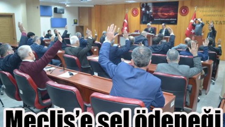 Meclis'e sel ödeneği