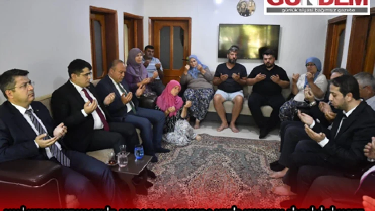 Vali Kırbıyık'tan şehit jandarma komando Nezir Kına'nın ailesini ziyaret