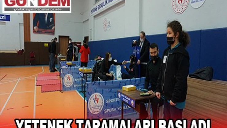 Yetenek taramaları başladı 