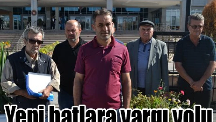 Yeni hatlara yargı yolu