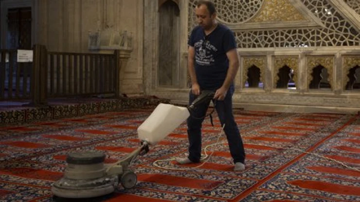 Selimiye Cuma'ya hazırlanıyor