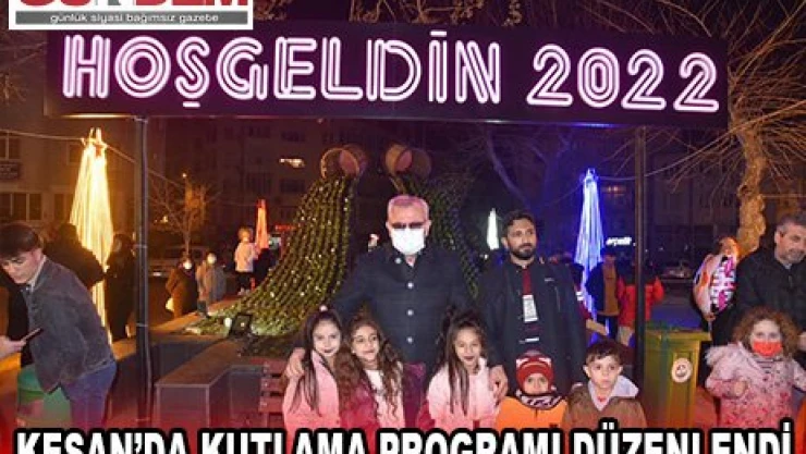 Keşan'da yeni yıl kutlaması