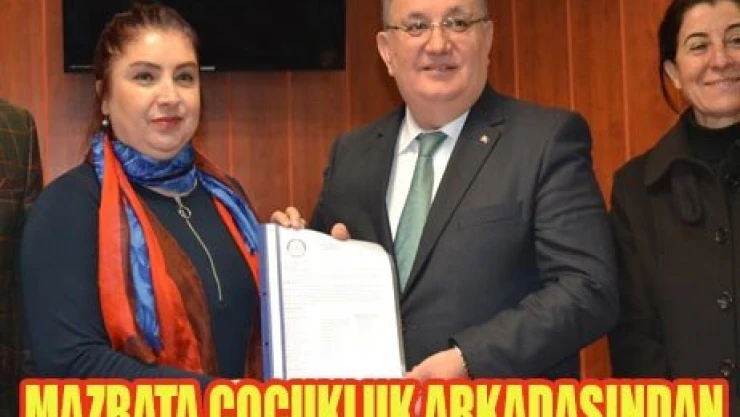 Mazbata çocukluk arkadaşından