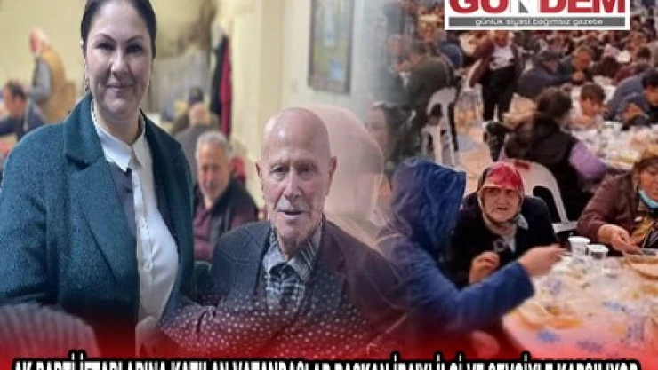 AK PARTİ İFTARLARINA KATILAN VATANDAŞLAR BAŞKAN İBA'YI İLGİ VE SEVGİYLE KARŞILIYOR