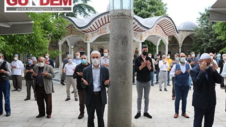 Kırklareli'nde Filistinli şehitler için gıyabi cenaze namazı kılındı