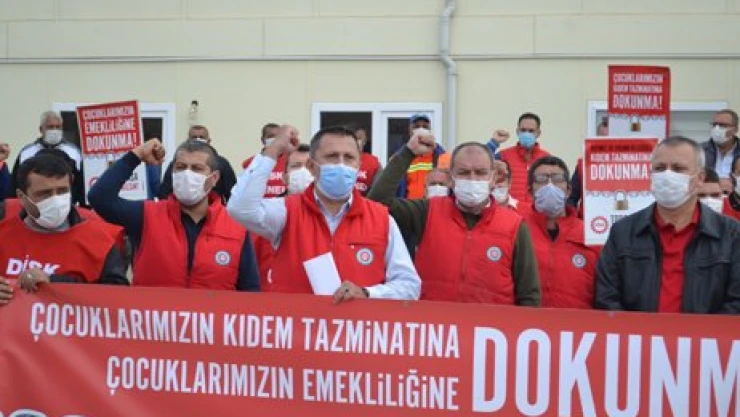 DİSK'ten torba yasa tepkisi