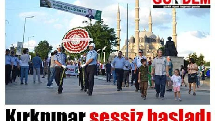 Kırkpınar sessiz başladı