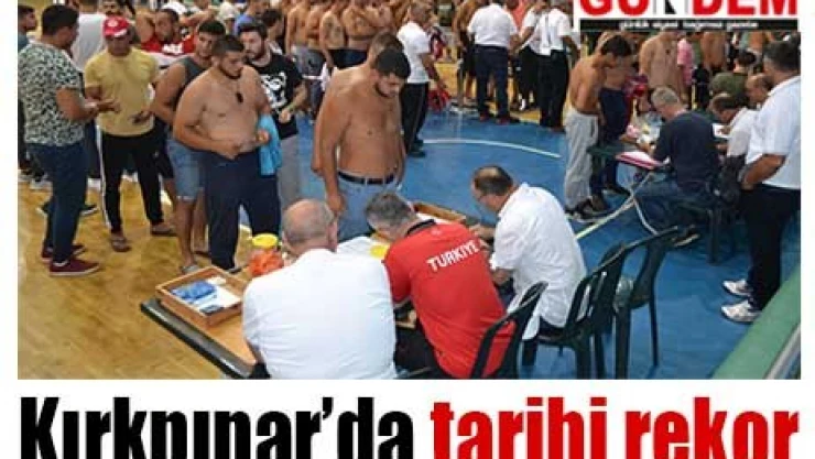 Kırkpınar'da tarihi rekor