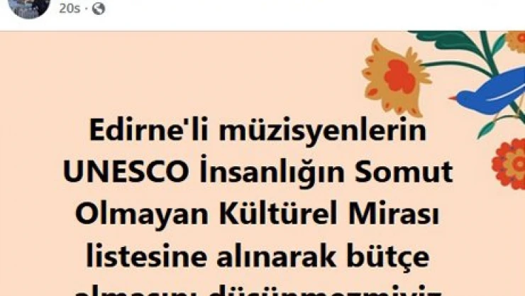 Müzisyenlere UNESCO önerisi
