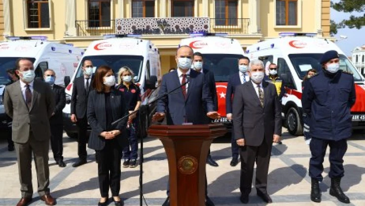 4'ü ambulans 19 yeni araç hizmette